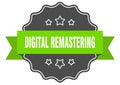 digital remastering label Royalty Free Stock Photo