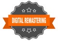 digital remastering label Royalty Free Stock Photo