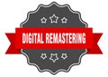 digital remastering label Royalty Free Stock Photo