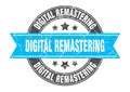 digital remastering stamp Royalty Free Stock Photo
