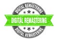 digital remastering stamp Royalty Free Stock Photo