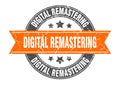 digital remastering stamp Royalty Free Stock Photo