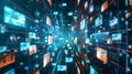 Digital rendering of AI-enhanced video conferencing platforms