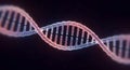 A digital rendering of a DNA double helix structure, showcasing the Royalty Free Stock Photo