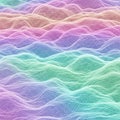 In a gradient of pastel hues including pink purple blue and teal Royalty Free Stock Photo