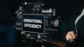 Digital Representation of Operational Efficiency with Data Visualizations and Graphs in a Modern Business Environment Royalty Free Stock Photo