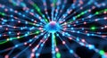 A digital representation resembles a neural Royalty Free Stock Photo