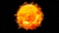 Digital representation of the sun 3D