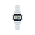 Digital retro watch on white background. Vector illustration Royalty Free Stock Photo