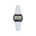 Digital retro watch on white background. Vector illustration