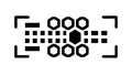 Digital Scan Frame, QR Code Recognition, Technology Interface, vector design Generative AI Royalty Free Stock Photo