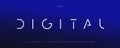 Digital sci-fi font, futuristic techno letters, minimalist sleek typeface with geometric shapes, cyber display alphabet