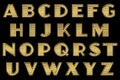 Digital Scrapbook Alphabet Vaudeville Marquee Royalty Free Stock Photo