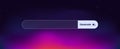 Digital search bar design with gradient and modern interactive element