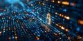 Digital Security and Privacy Concepts for Enhanced Protection and Control. Concept Cybersecurity, Royalty Free Stock Photo