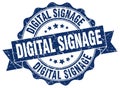 digital signage seal. stamp Royalty Free Stock Photo