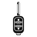 Digital smart key icon simple vector. Activate access