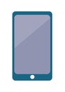 Digital Smartphone with Big Screen Vector Icon Royalty Free Stock Photo
