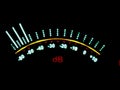 Digital Sound meter with readings in decibel