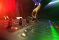 Digital Sound Mixer Royalty Free Stock Photo