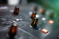 Digital Sound Mixer Royalty Free Stock Photo