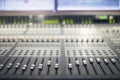 Digital sound mixer Royalty Free Stock Photo