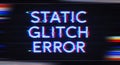 Digital Static Glitch Error Background Royalty Free Stock Photo