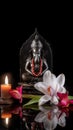 Digital statue of Hindu god Ganesh