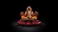 Digital statue of Hindu god Ganesh