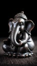 Digital statue of Hindu god Ganesh