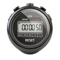 Digital stopwatch showing 000050 time isolated on a transparent background timer count Royalty Free Stock Photo