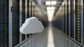 Digital storage: cloud technology, secure access, remote backup, virtual space, file hosting, scalable solution Royalty Free Stock Photo