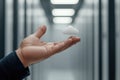 Digital storage: cloud technology, secure access, remote backup, virtual space, file hosting, scalable solution Royalty Free Stock Photo