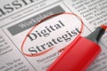 Digital Strategist Wanted. 3D.