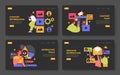 Digital Strategy. Flat Vector Illustration