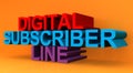 Digital subscriber line Royalty Free Stock Photo