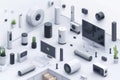 Digital surveillance through high-definition security cameras ensures comprehensive coverage with secure command controls.