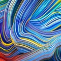 Digital Symphony: An abstract representation of a symphony, created with digital shapes and bold colors4, Generative AI