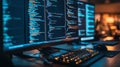 Digital Symphony of Lines of Code Dancing on Computer Screens