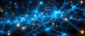 Digital Synapses: Exploring the Minimalist Symphony of the Mind. Concept Mindfulness Meditation,