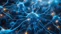 Digital Synapses: Network Intelligence Art. Concept Abstract Art, Technology, Innovation, Digital