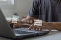 Digital system for transferring documents and files online. Data Transfer concept. File Transfer Protocol (FTP) Royalty Free Stock Photo