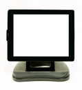 Digital Tablet with horizontal position on stand