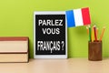 question parlez-vous francais? Royalty Free Stock Photo