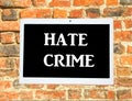 hate crime Royalty Free Stock Photo