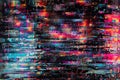 The digital tapestry a symphony of code and light. A close-up image of a computer screen
