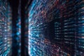 The digital tapestry a symphony of code and light. A close-up image of a computer screen