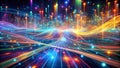 Digital Tapestry: A Symphony of Data Flows AI Generated