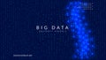 Digital technology abstract background. Artificial intelligence, Royalty Free Stock Photo