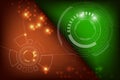 Digital technology abstract background green Royalty Free Stock Photo